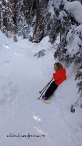 snowshoeing on Mount Seymour