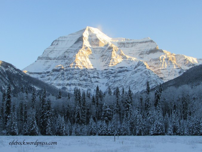 Mount Robson, highest peak in the Canadian Rockies