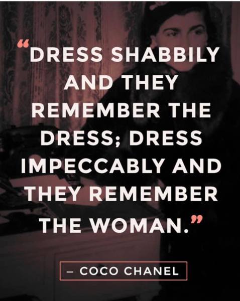 Coco Chanel quote