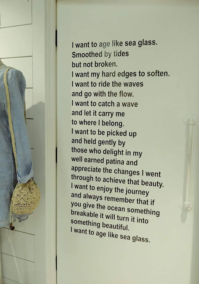 Age like sea glass