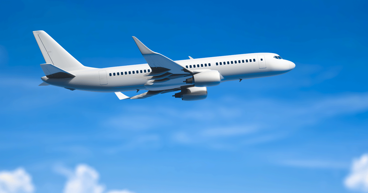 Airplane-flying-Facebook